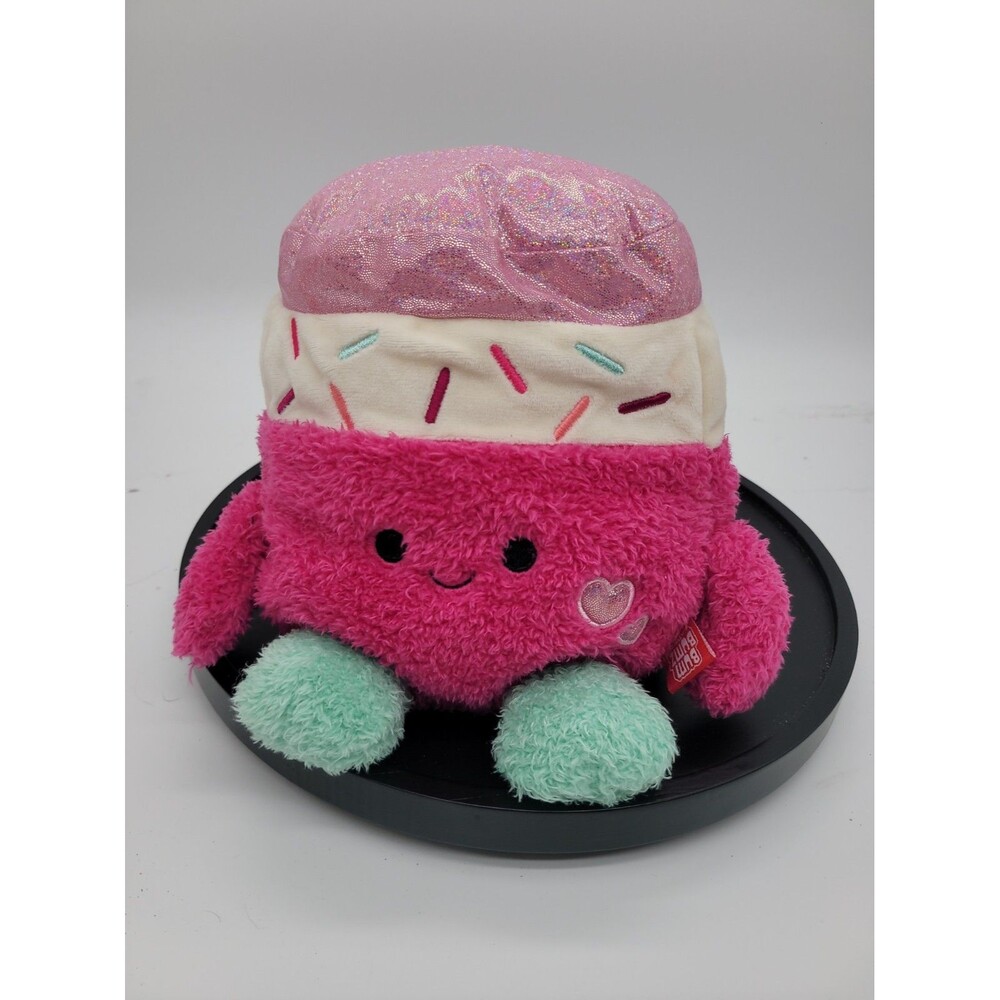 Bumbumz BakerBumz Jamal the Jam Jar 7.5" plush Hearts Sprinkles Baker Bum Bumz